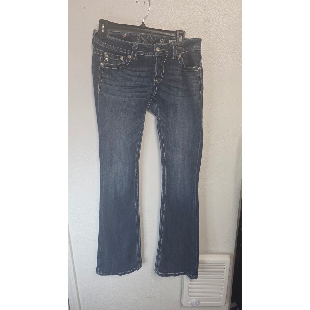 Miss Me Signature Bootcut Jeans Womens 29 Blue Good